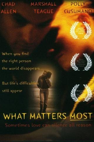 What Matters Most poster