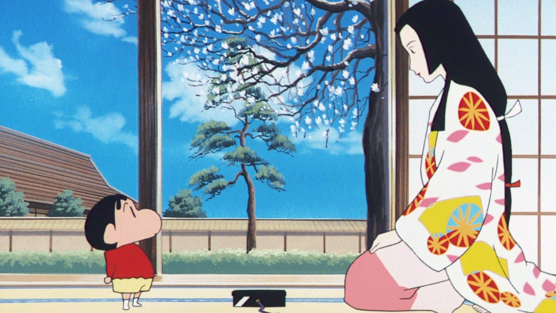 Crayon Shin-chan: A Storm-invoking Splendor! The Battle of the Warring States backdrop