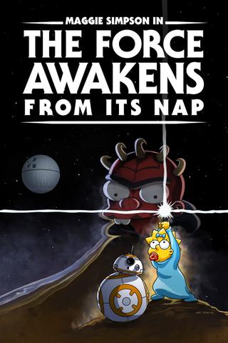 Maggie Simpson in "The Force Awakens from Its Nap" poster