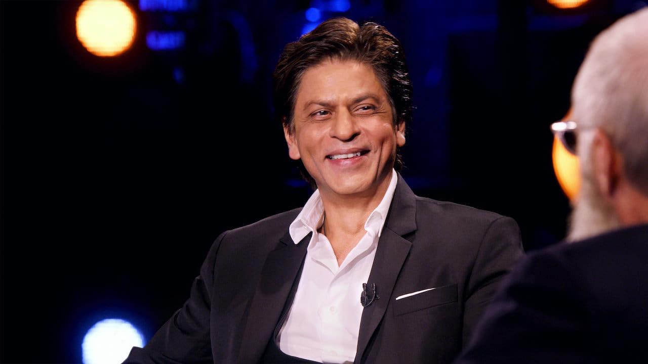 My Next Guest with David Letterman and Shah Rukh Khan backdrop