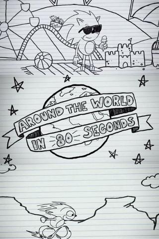 Sonic the Hedgehog - Around the World in 80 Seconds poster