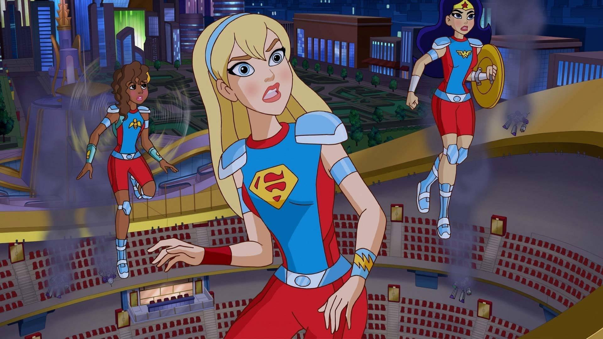 DC Super Hero Girls: Intergalactic Games backdrop