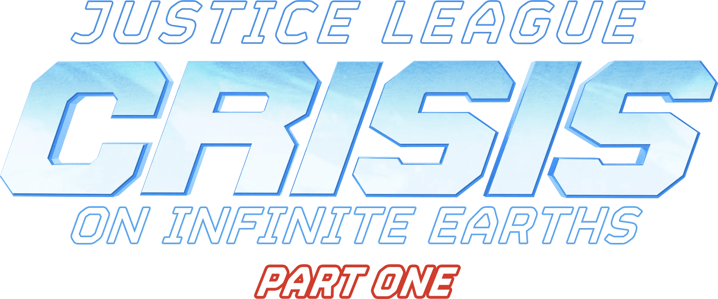 Justice League: Crisis on Infinite Earths Part One logo