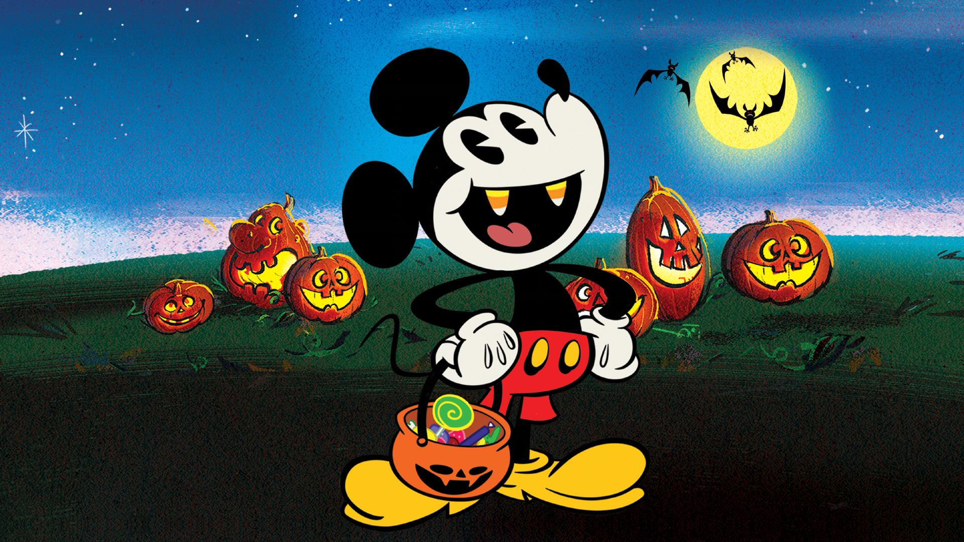 The Scariest Story Ever: A Mickey Mouse Halloween Spooktacular backdrop
