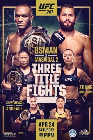UFC 261: Usman vs. Masvidal 2 poster