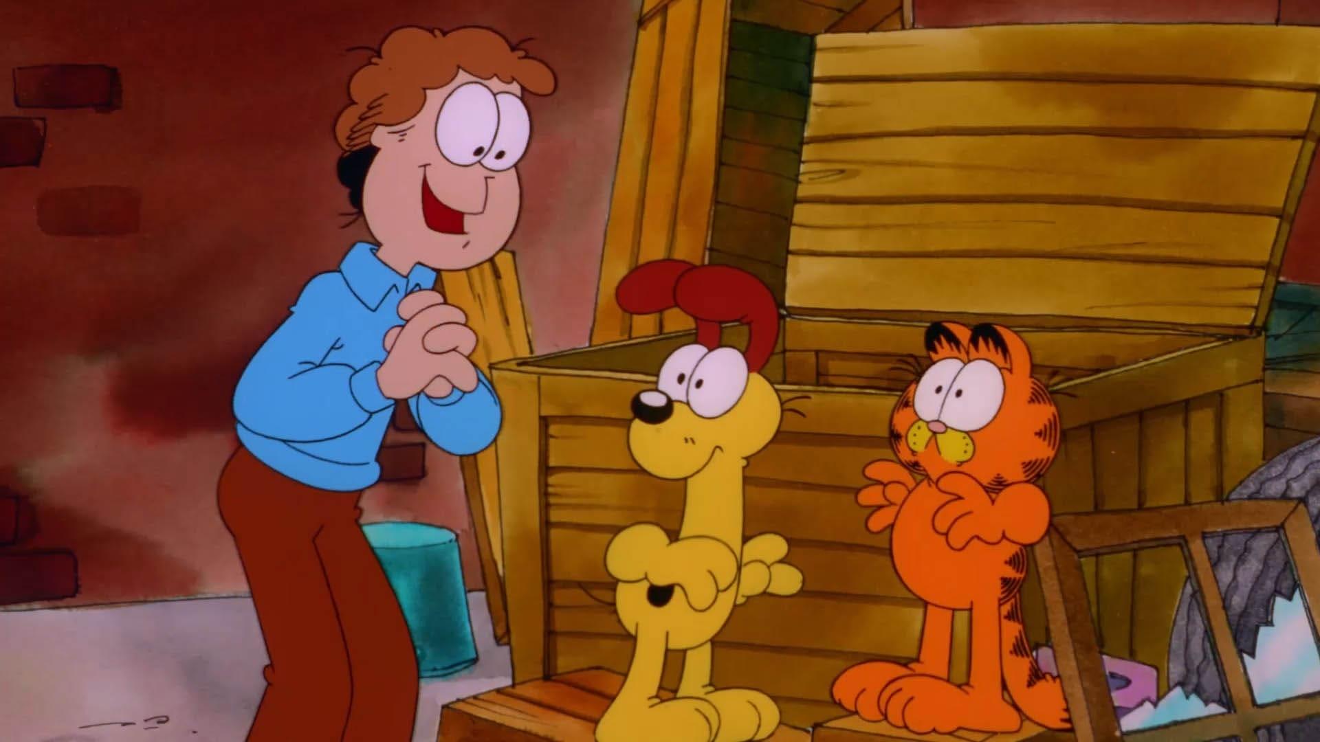 Garfield and Friends backdrop