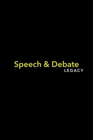 Speech & Debate: Legacy poster
