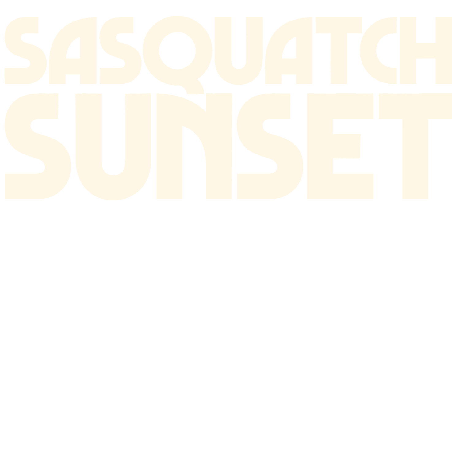 Sasquatch Sunset logo