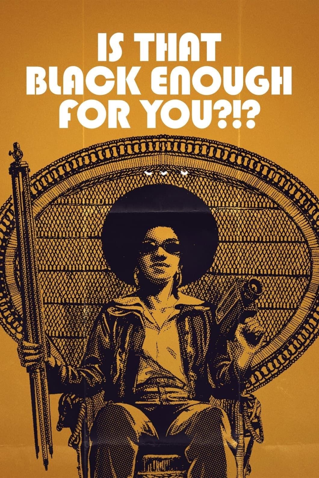 Is That Black Enough for You?!? poster