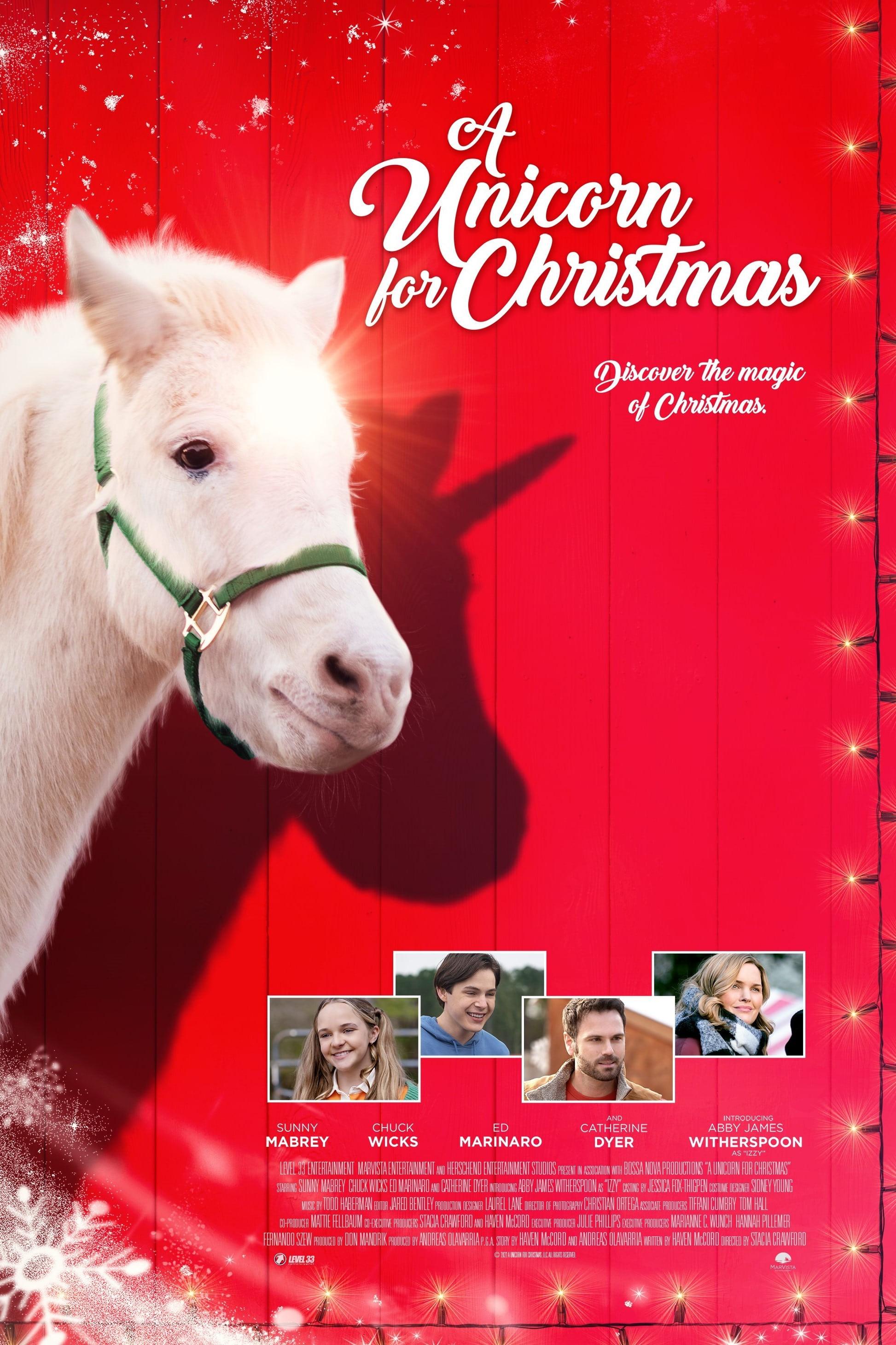A Unicorn for Christmas poster