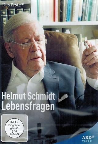 Helmut Schmidt – Lebensfragen poster