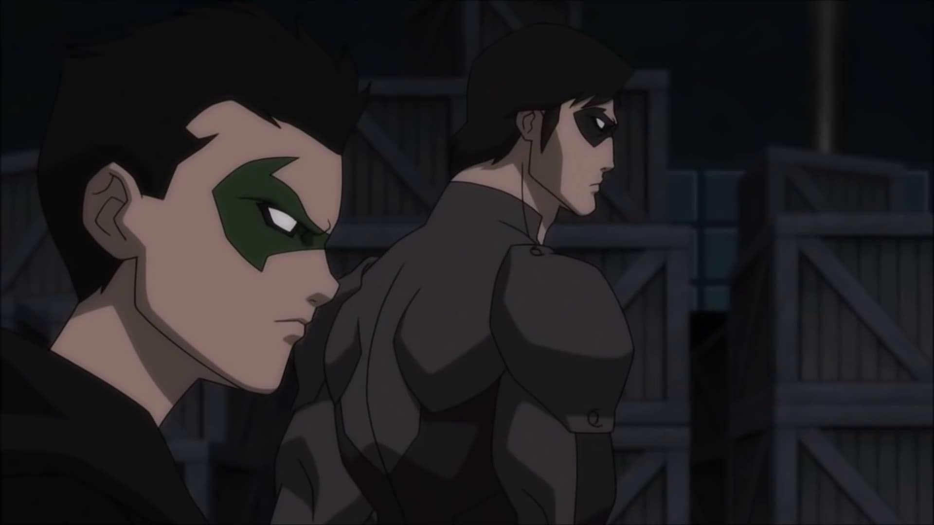 Nightwing and Robin backdrop