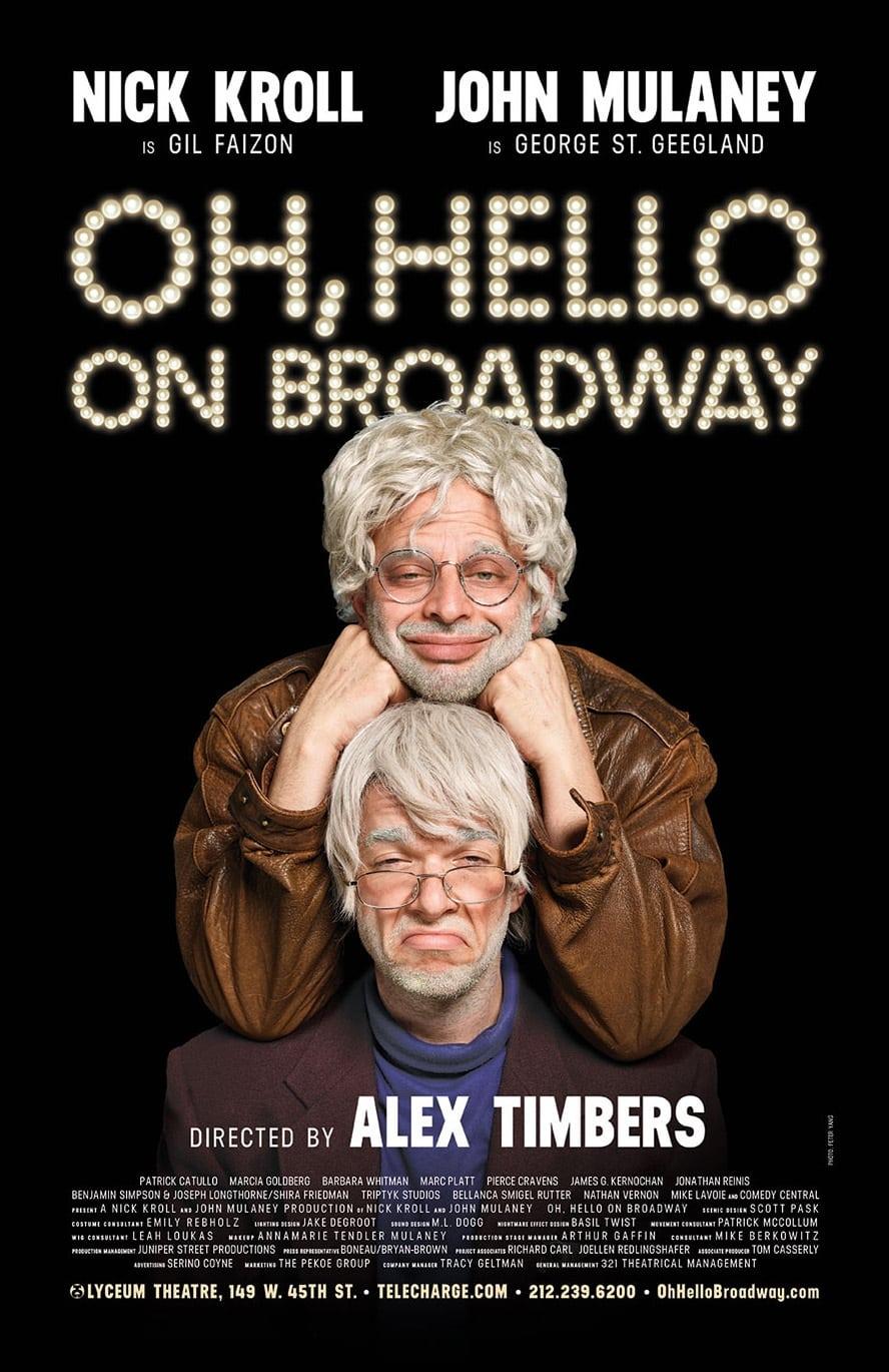 Oh, Hello on Broadway poster
