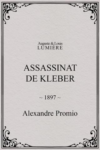 Assassinat de Kleber poster