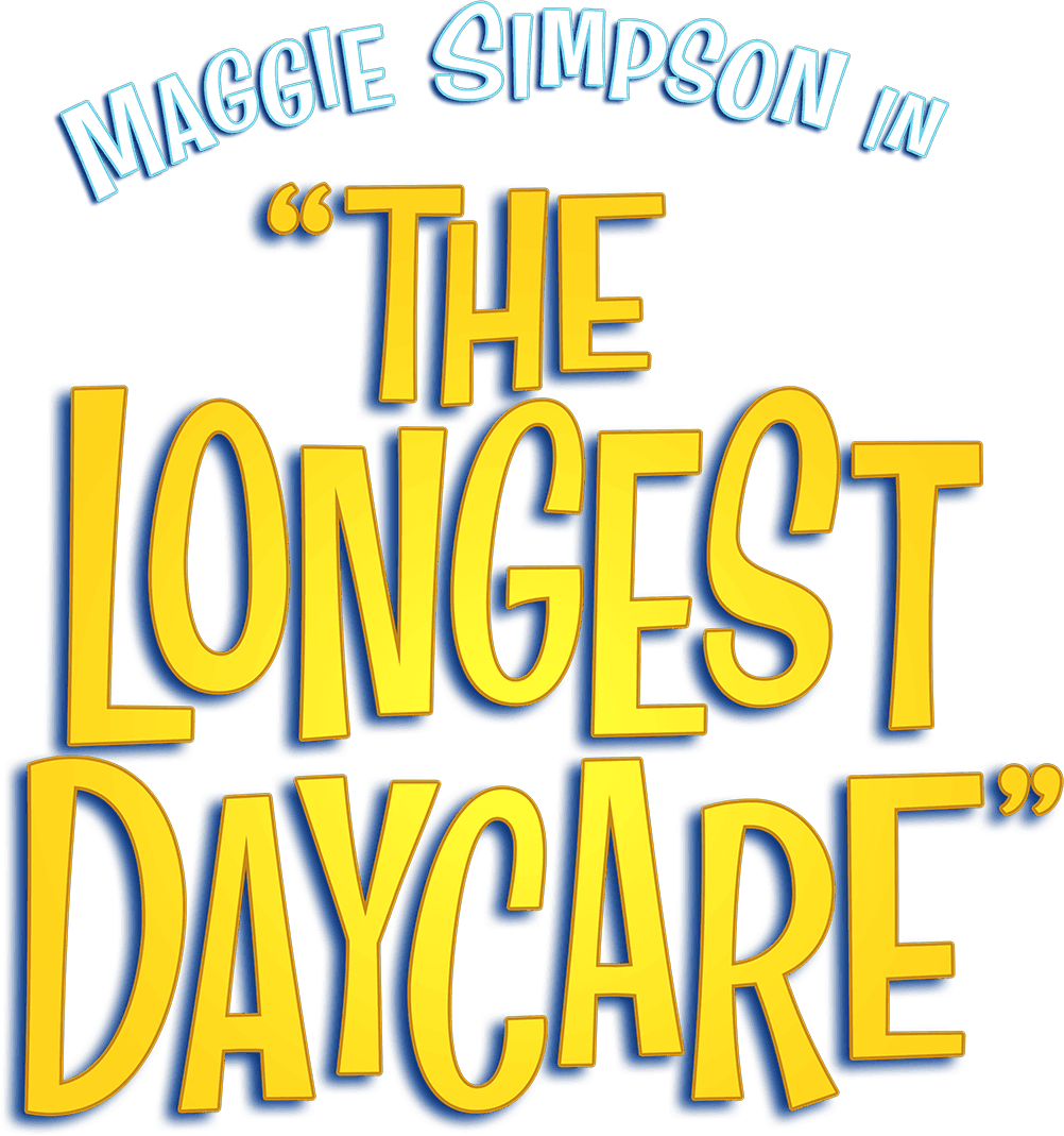 Maggie Simpson in "The Longest Daycare" logo