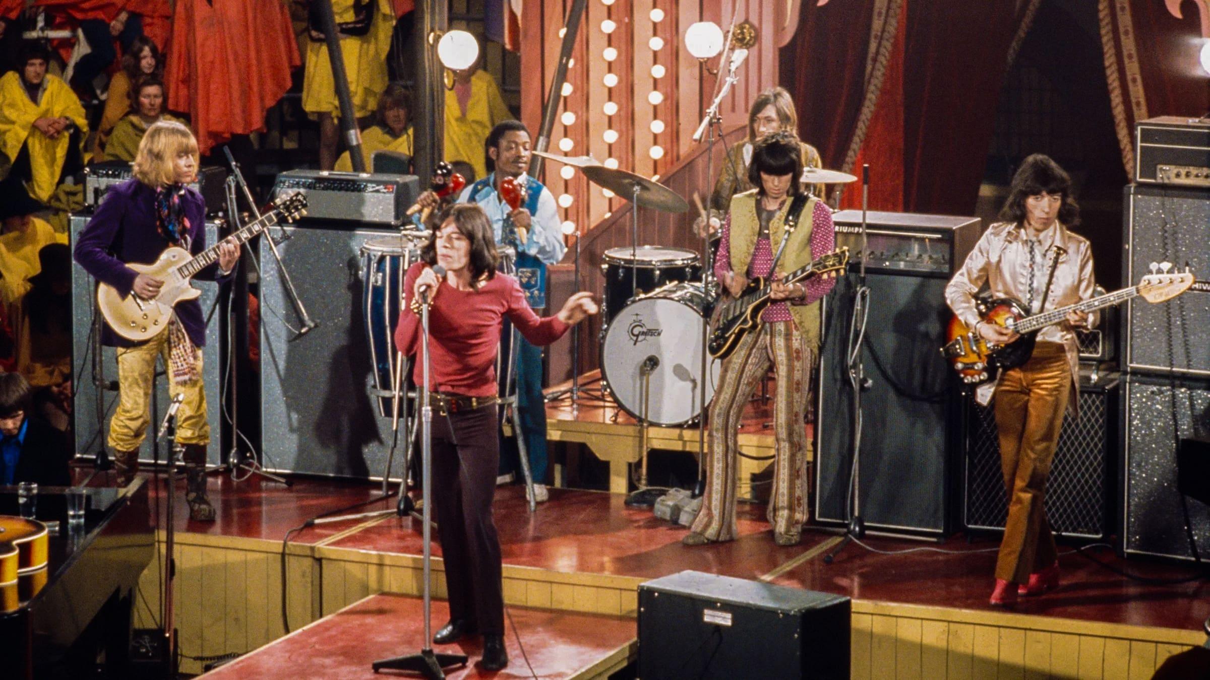 The Rolling Stones Rock and Roll Circus backdrop