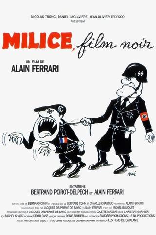 Milice, film noir poster