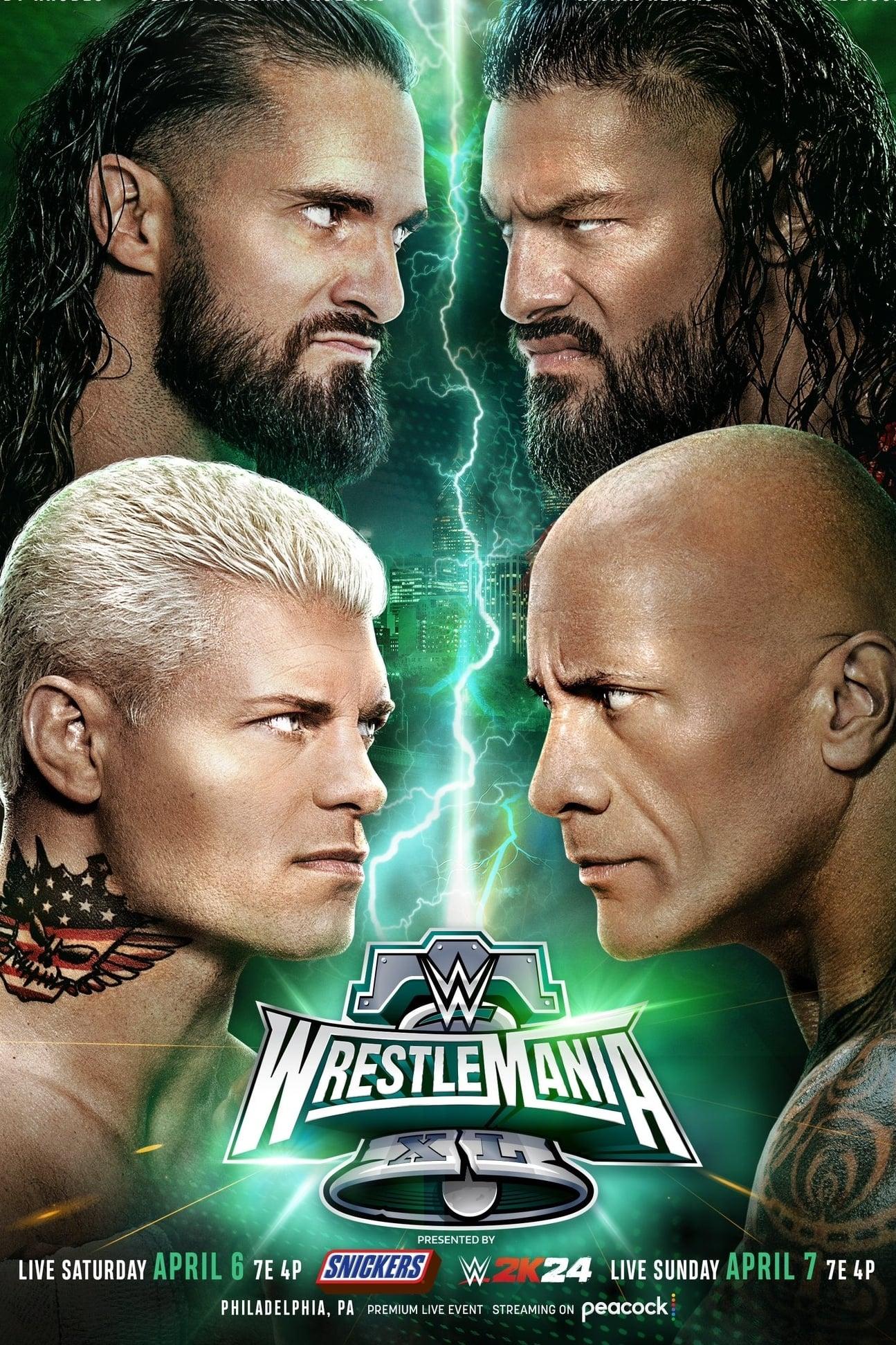 WWE WrestleMania XL Saturday poster