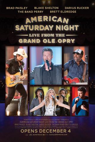 American Saturday Night: Live from the Grand Ole Opry poster
