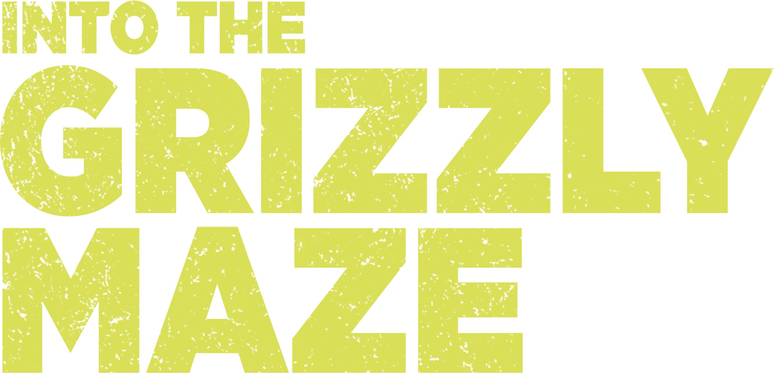 Into the Grizzly Maze logo