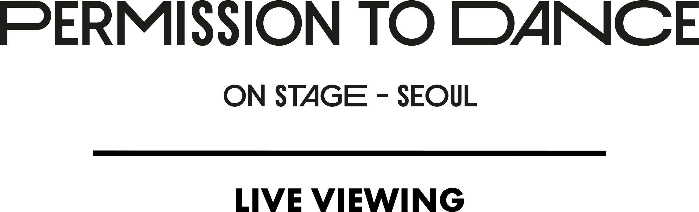 BTS Permission to Dance On Stage - Seoul: Live Viewing logo