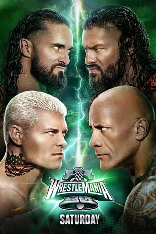 WWE WrestleMania XL Saturday poster