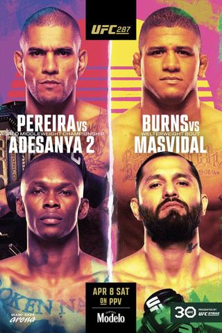 UFC 287: Pereira vs. Adesanya 2 poster