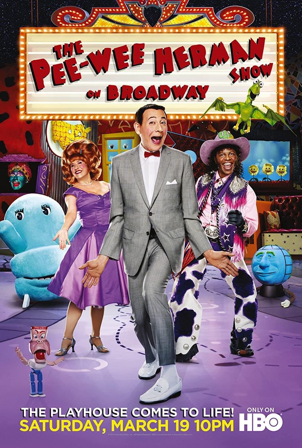 The Pee-wee Herman Show on Broadway poster
