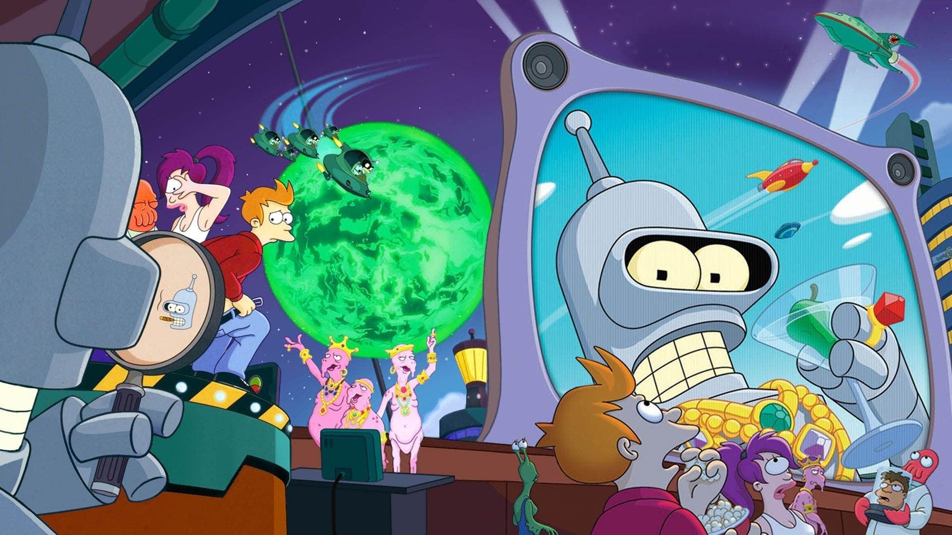 Futurama: Bender's Big Score backdrop