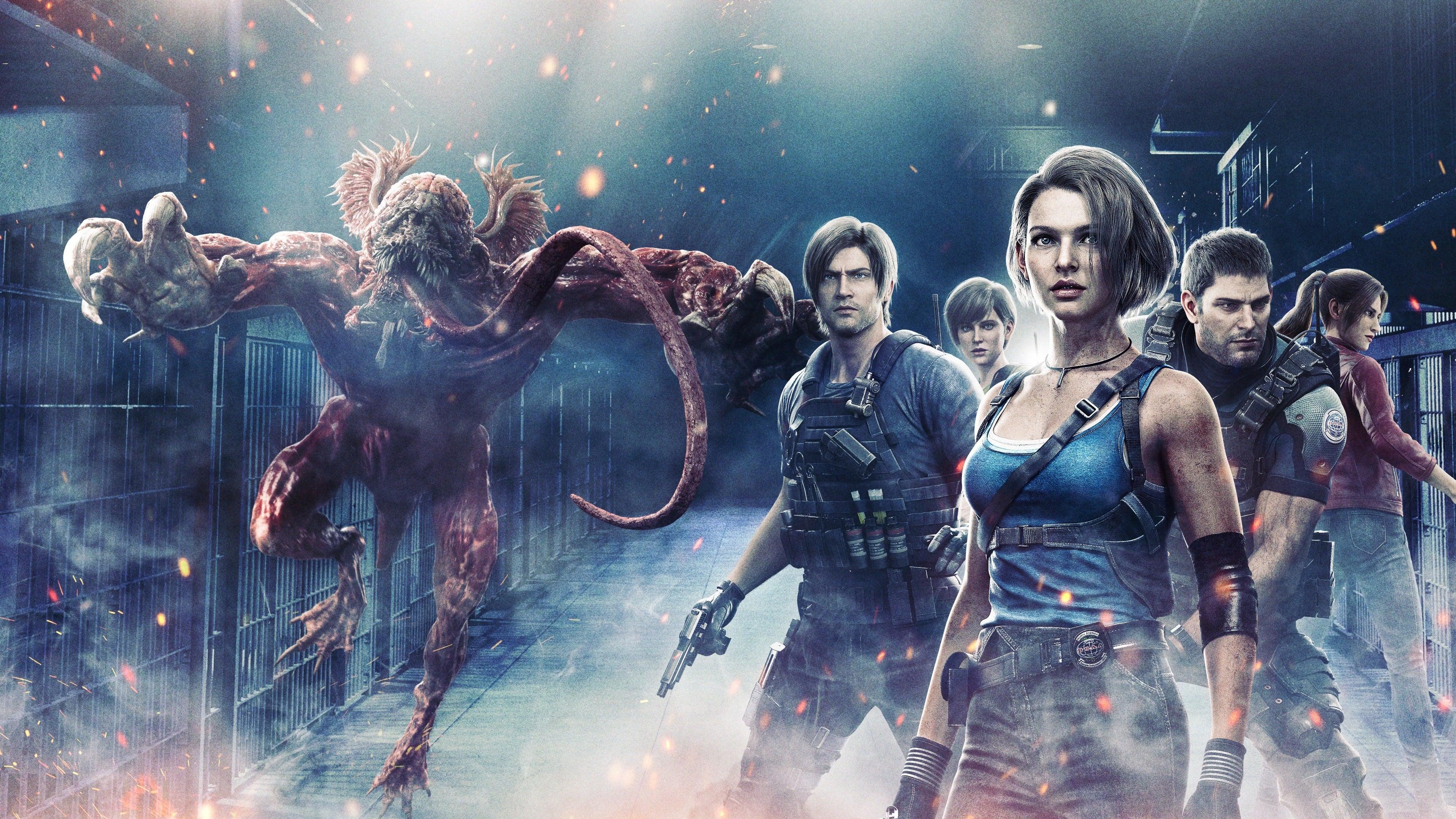 Resident Evil: Death Island backdrop