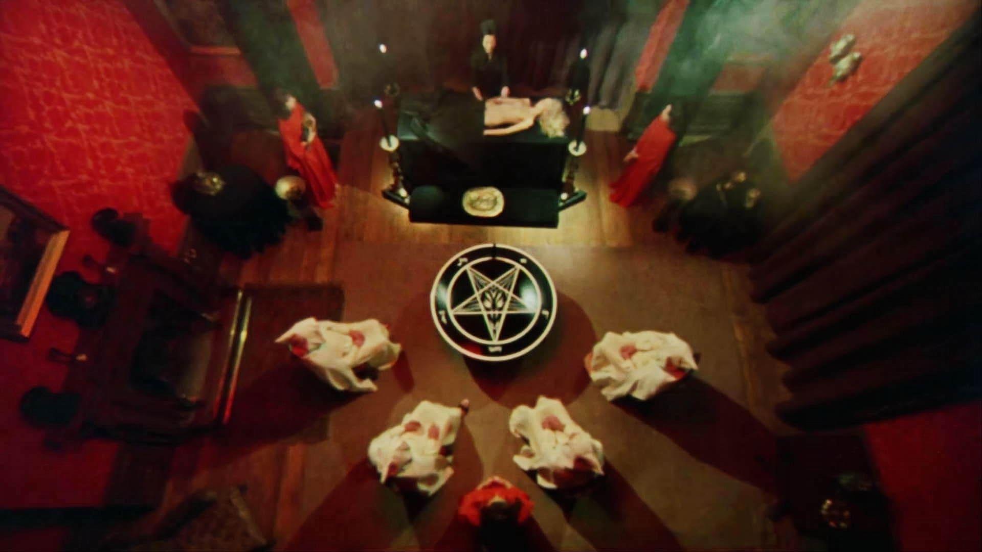 The Satanic Rites of Dracula backdrop