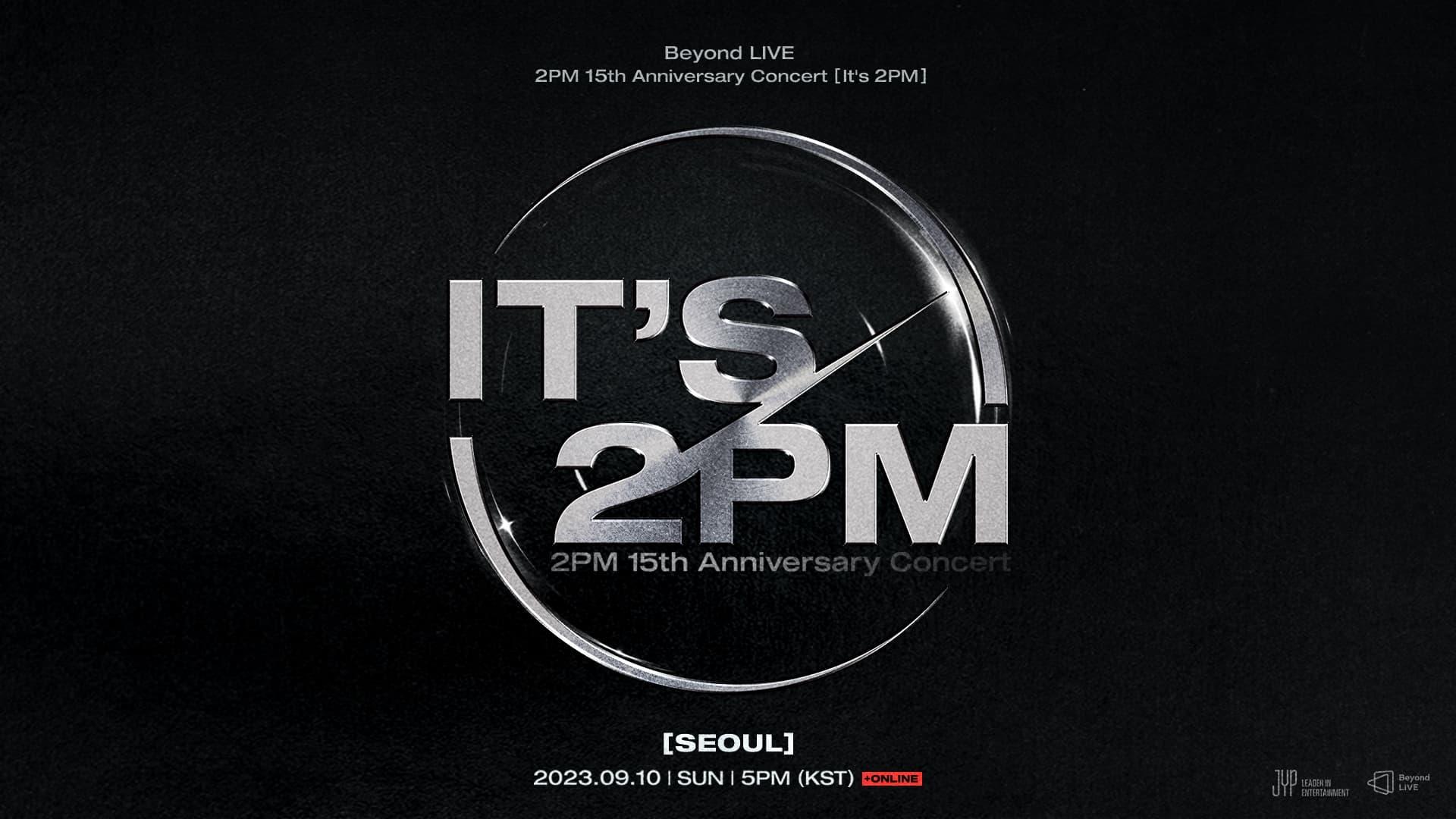 2PM 15th Anniversary Concert "It's 2PM" backdrop