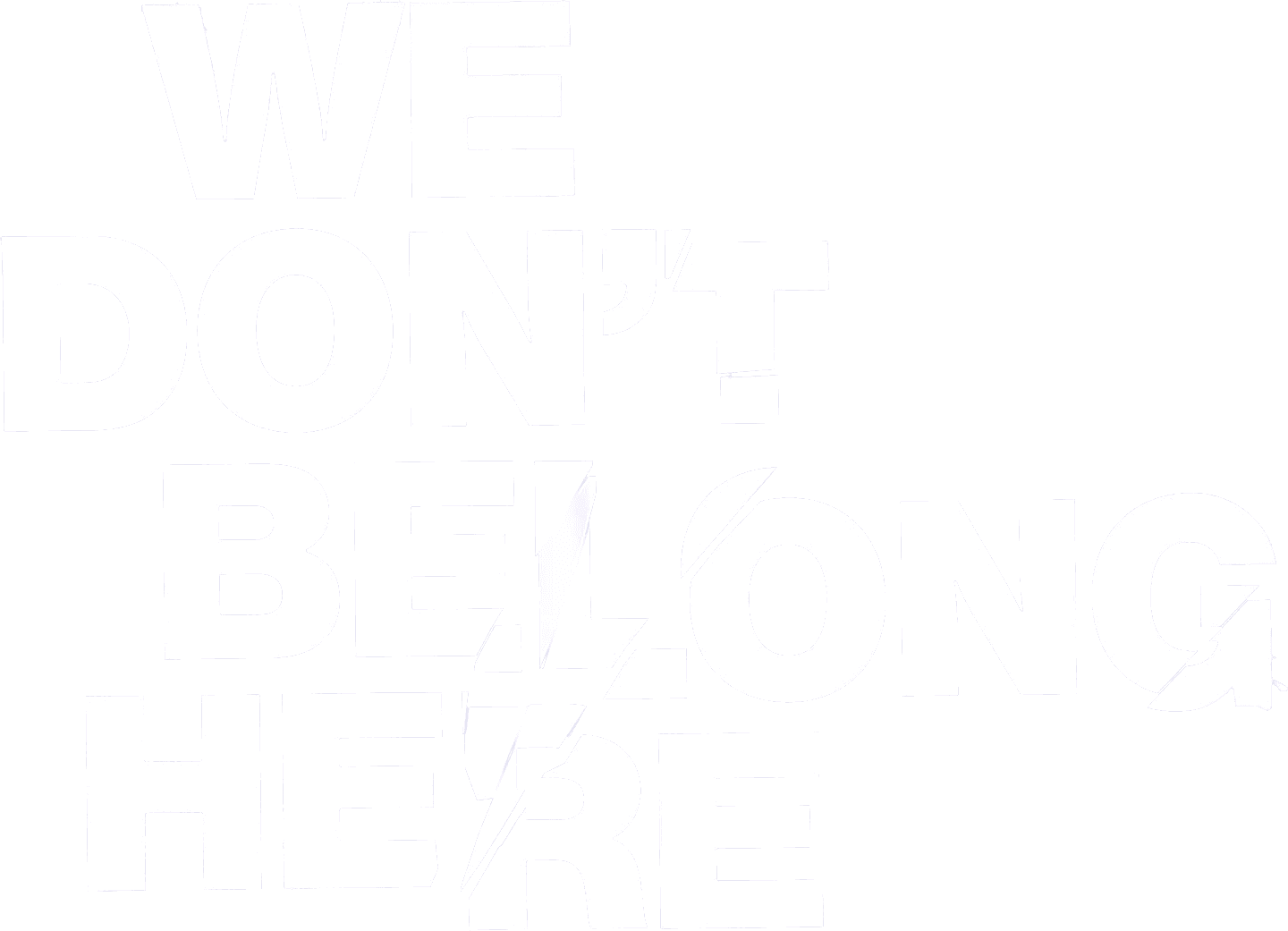 We Don't Belong Here logo