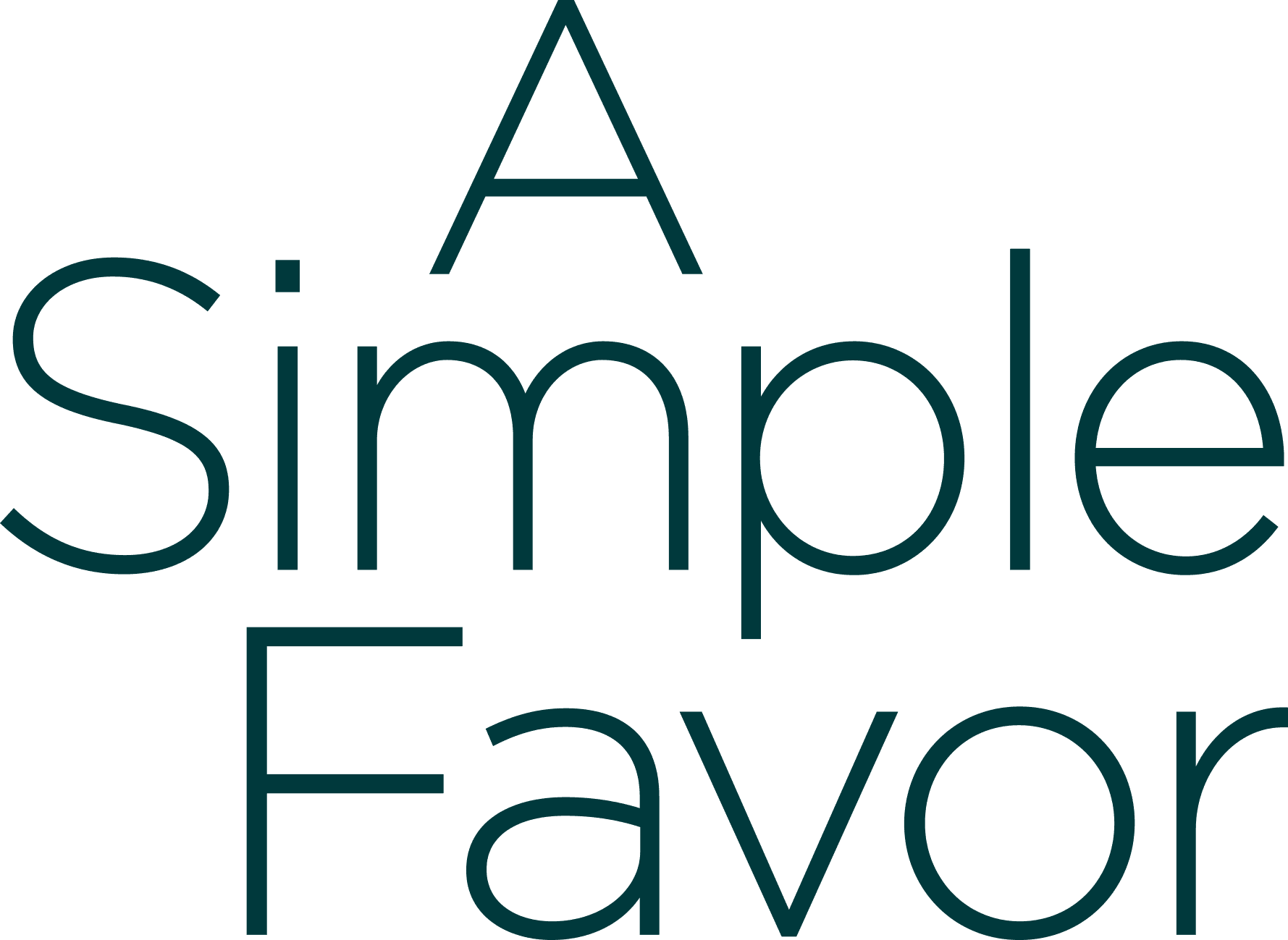 A Simple Favor logo