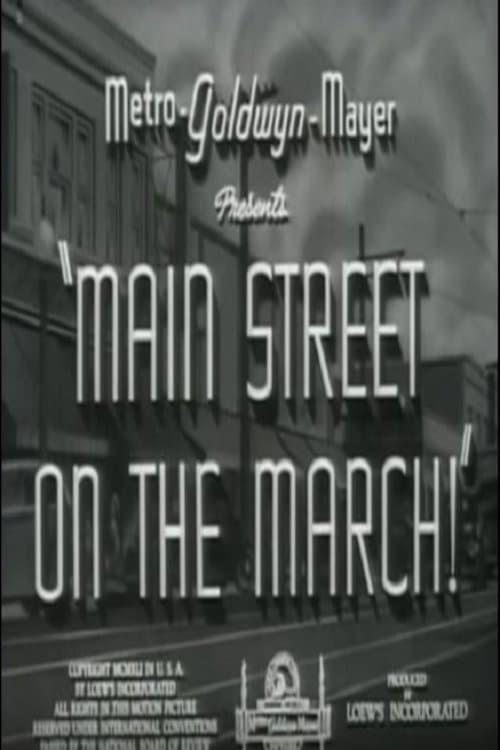 Main Street on the March! poster