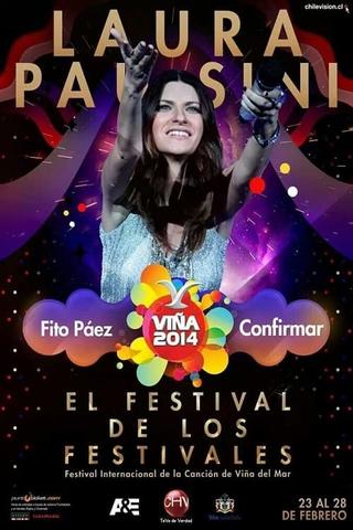 Laura Pausini Festival de Viña del Mar poster