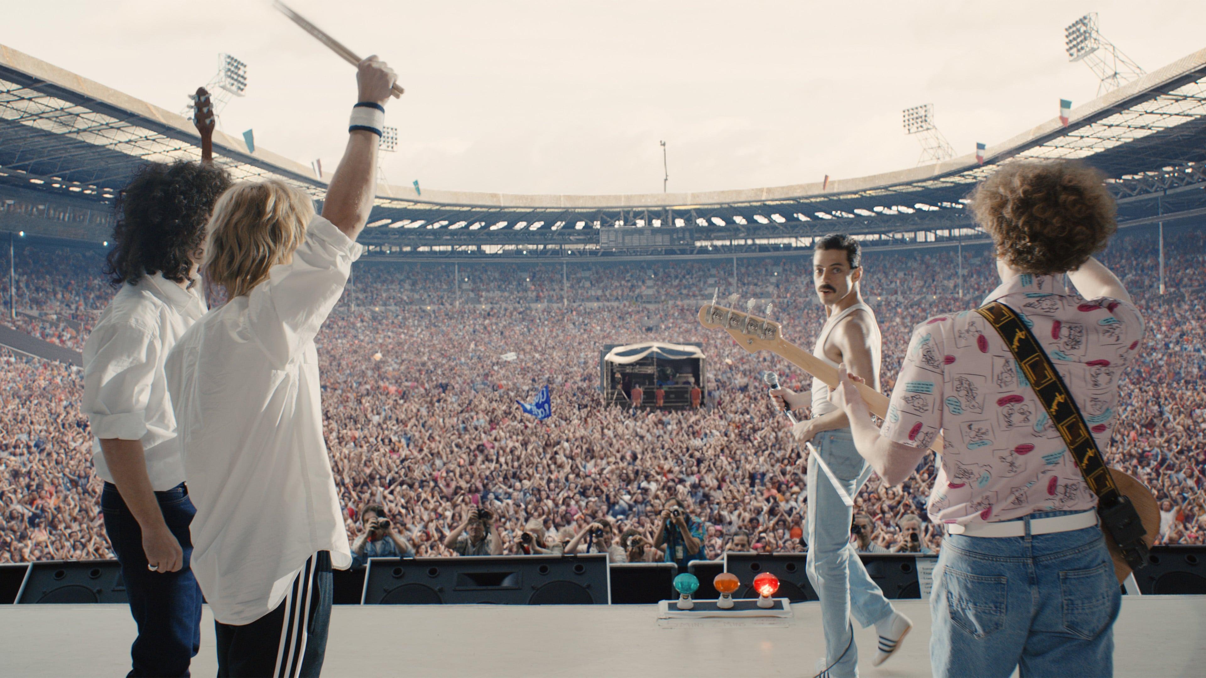 Bohemian Rhapsody: Recreating Live Aid backdrop