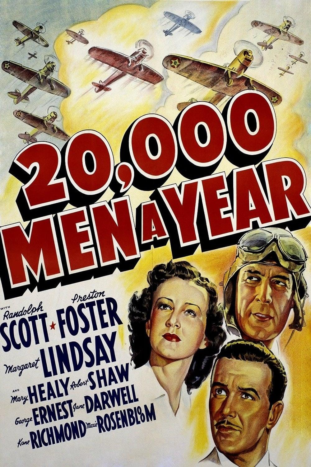 20,000 Men a Year poster