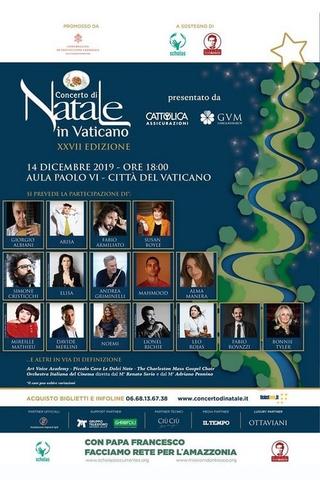Concerto di Natale in Vaticano 2019 poster