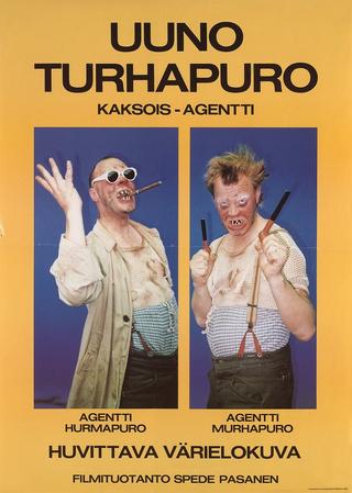 Uuno Turhapuro kaksoisagentti poster