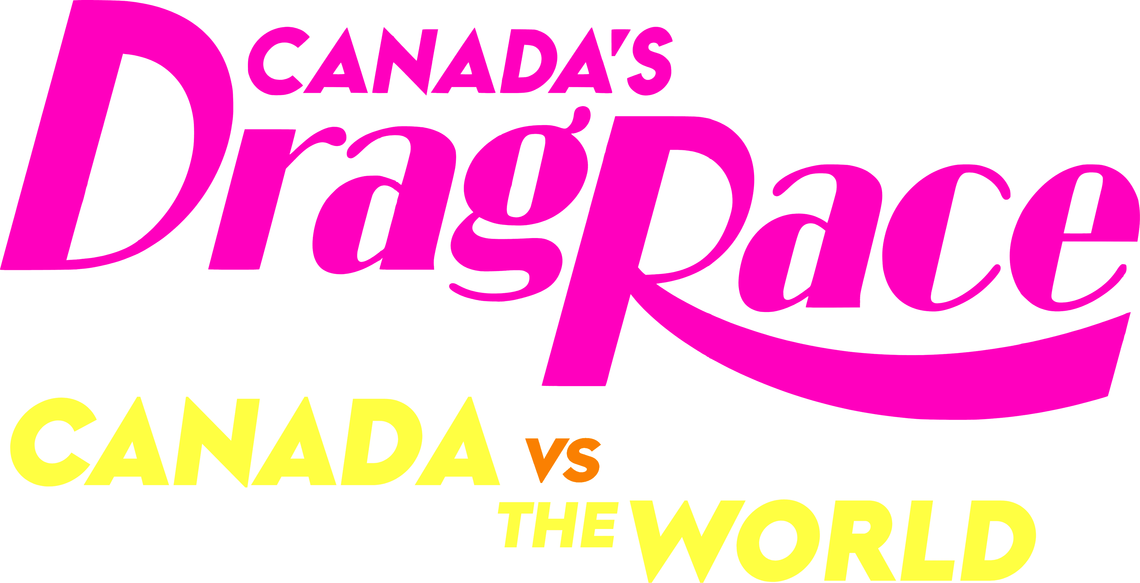 Canada's Drag Race: Canada vs The World logo