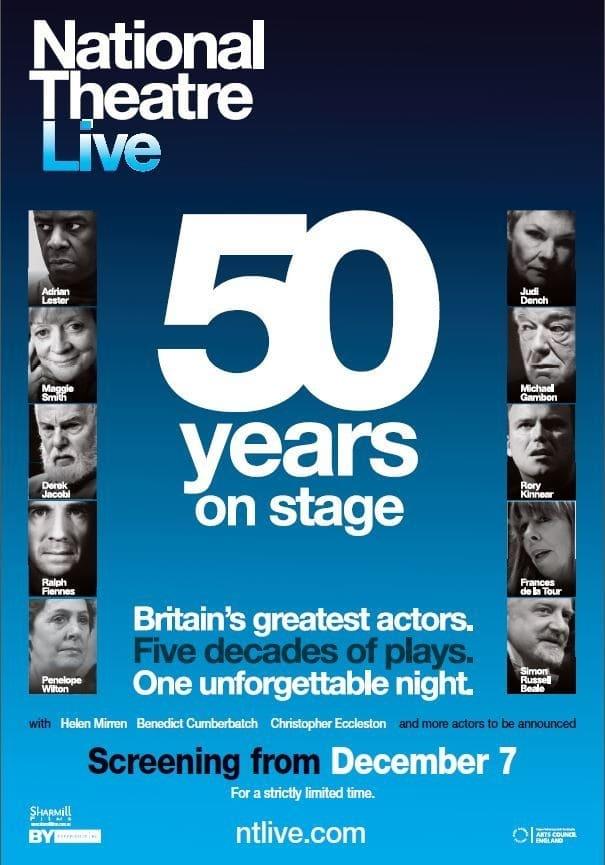 National Theatre Live: 50 Years on Stage poster