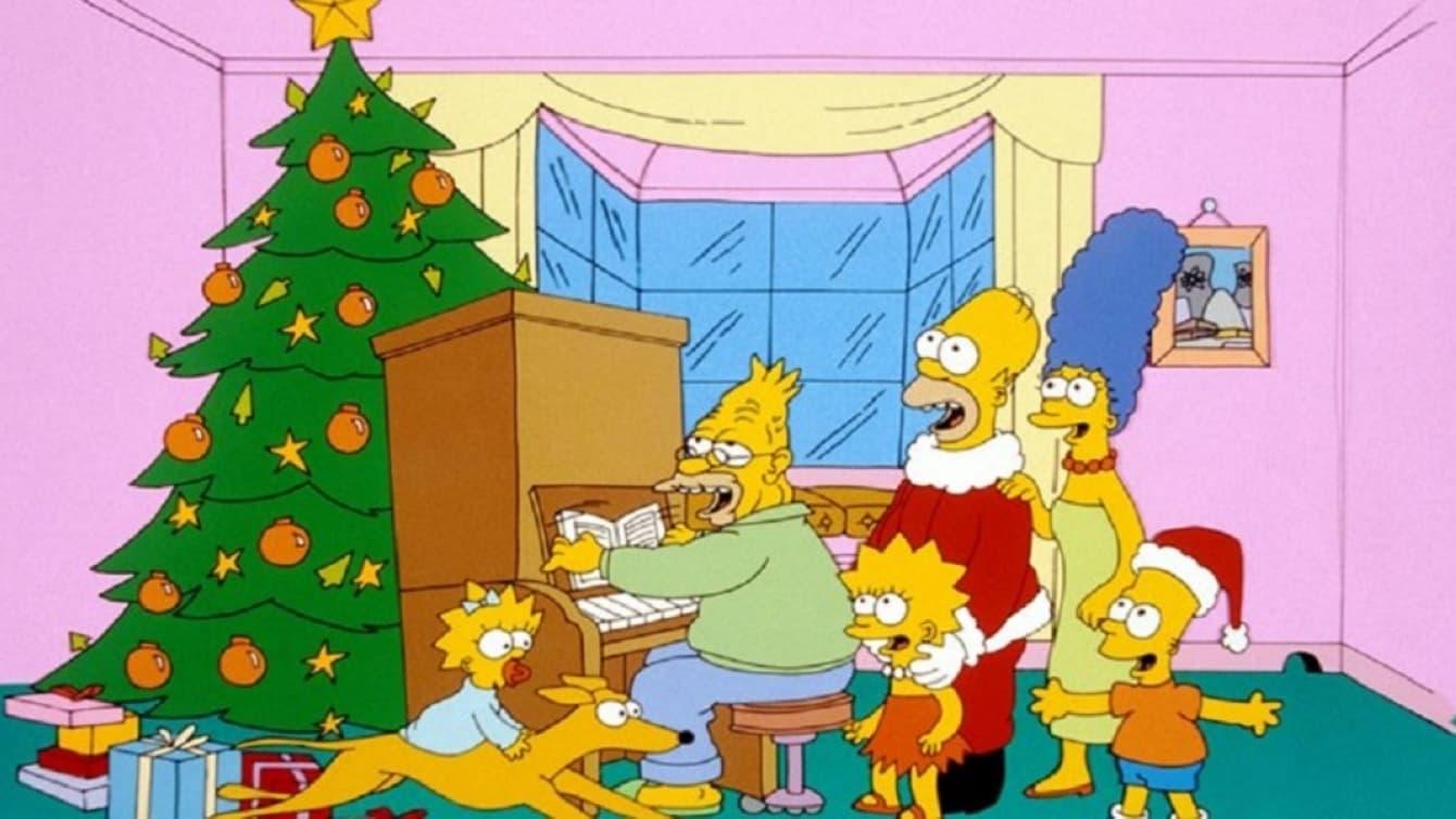 The Simpsons: Christmas backdrop