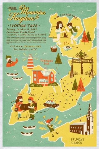 Moonrise Kingdom: Welcome to the Island of New Penzance poster