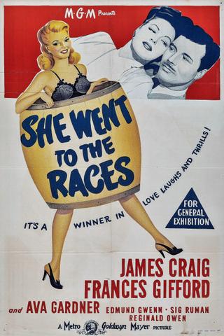 She Went to the Races poster