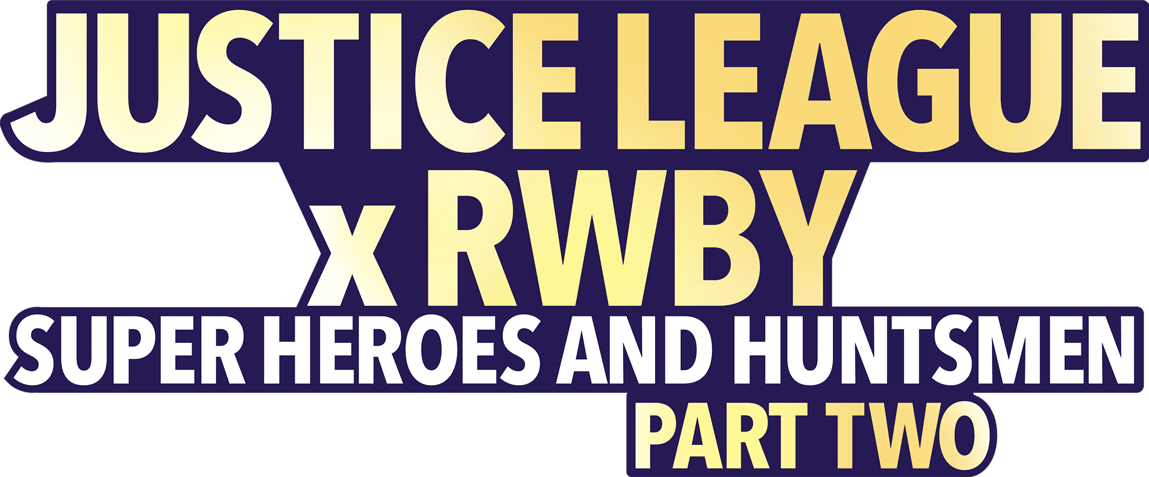 Justice League x RWBY: Super Heroes & Huntsmen, Part Two logo
