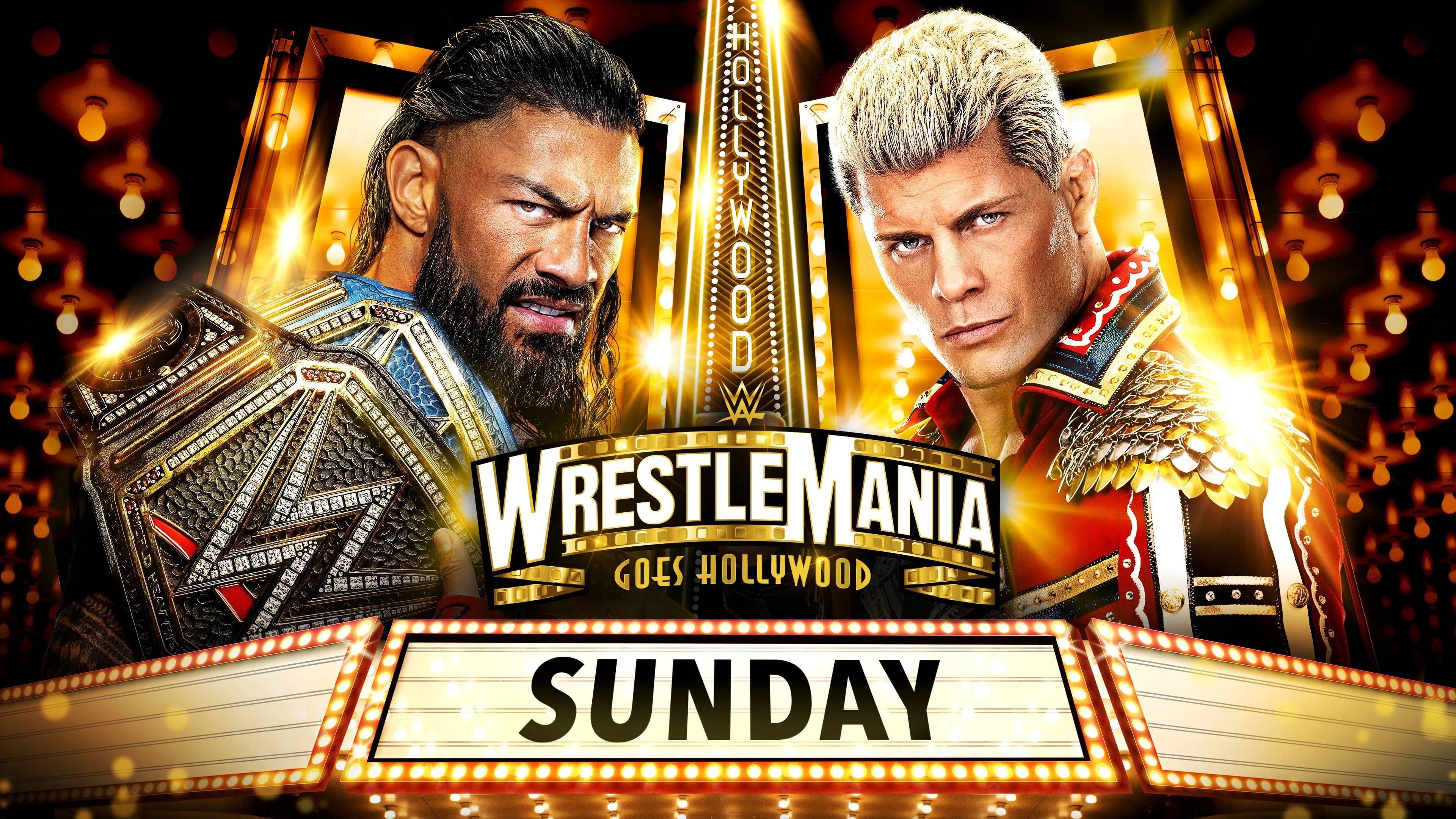 WWE WrestleMania 39 Sunday backdrop