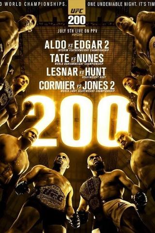 UFC 200: Tate vs. Nunes poster