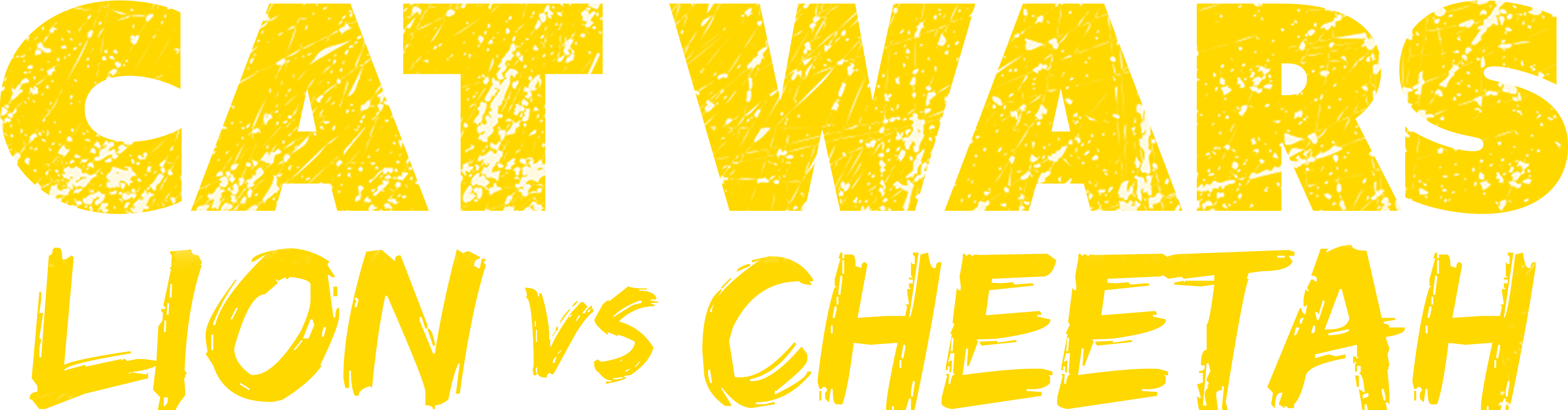 Cat Wars: Lion vs. Cheetah logo