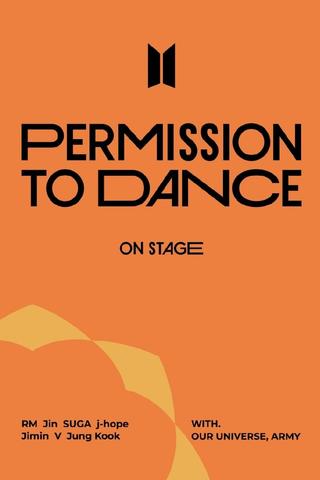 PERMISSION TO DANCE ON STAGE in THE US poster